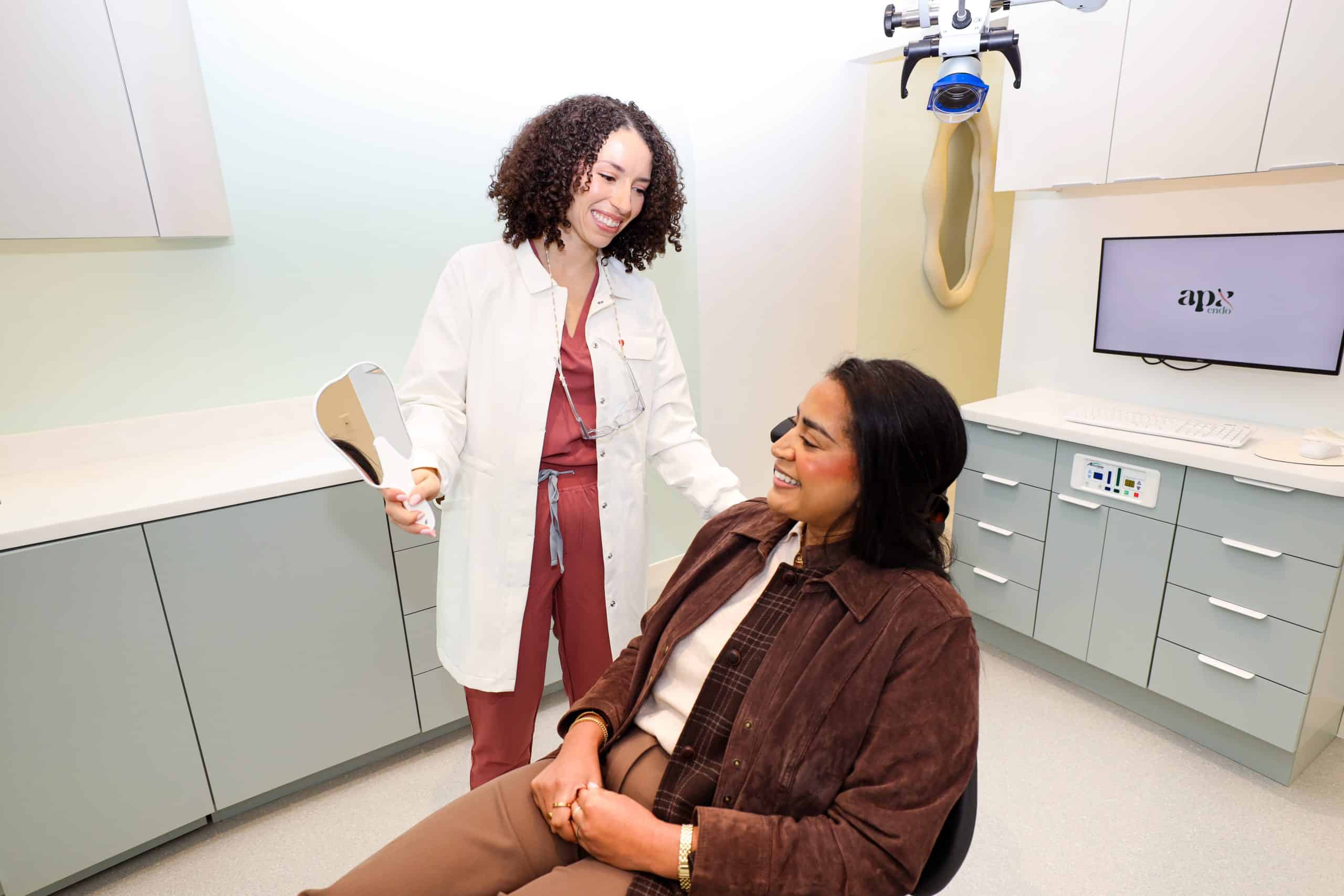 Doctor patient mirror