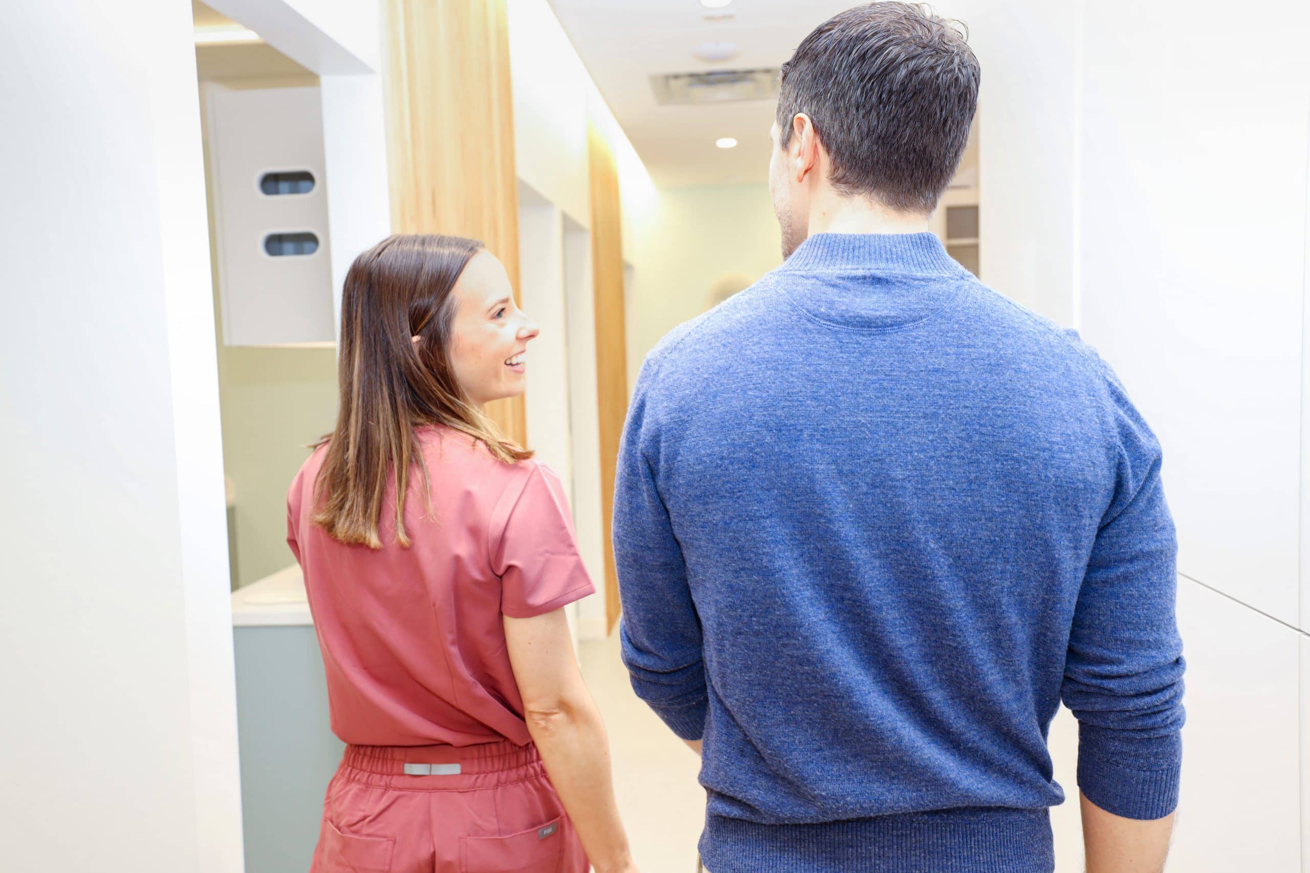 Walking patient hall